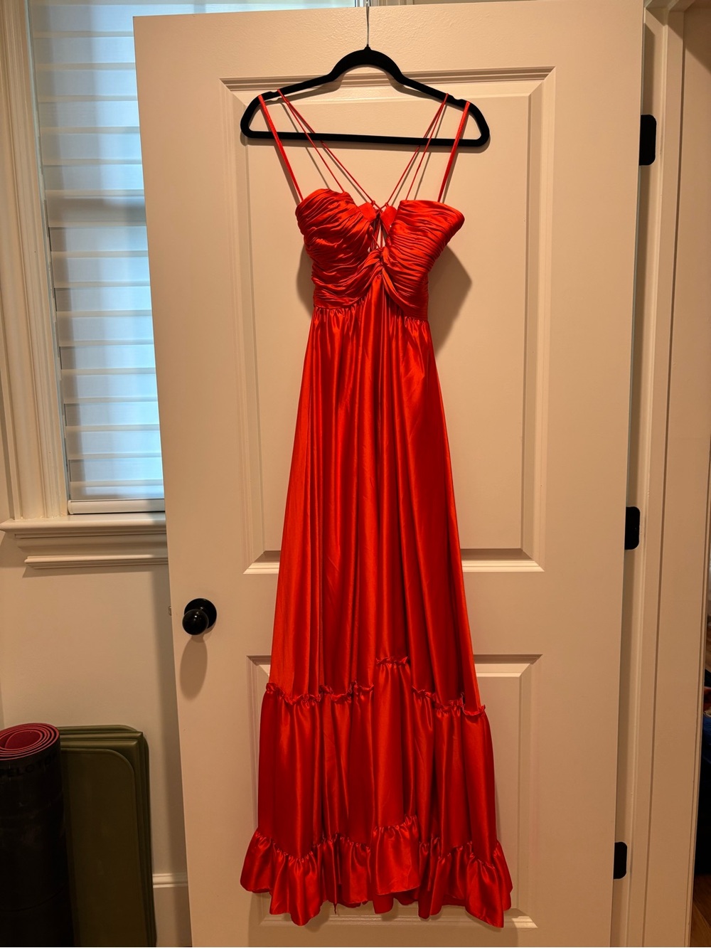 Mac Duggal Orange Dress 68486 US 4